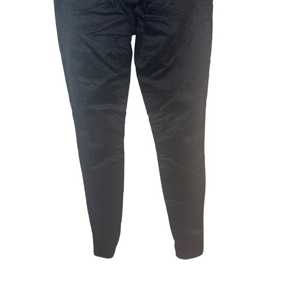 2/$30 MCGUIRE Denim 26 Womens Mid Rise Stretch Skinny Velvet Pants Black - Picture 15 of 16